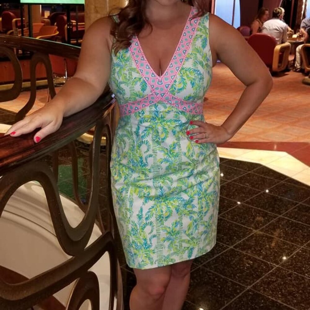Palm Beach Tree Lilly Pulitzer Dress Sz 10